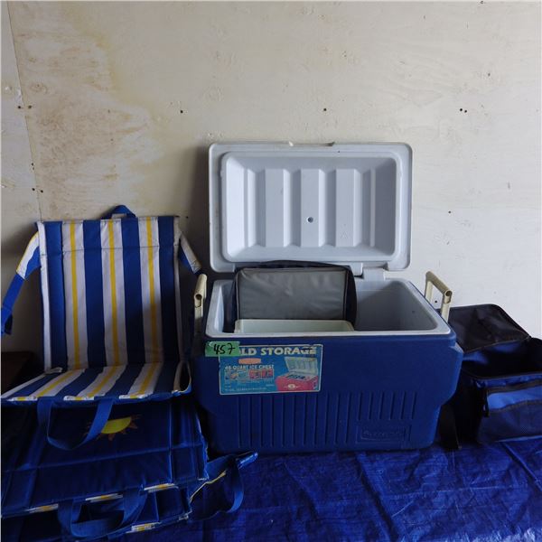 insulated Coolers and stadium seats