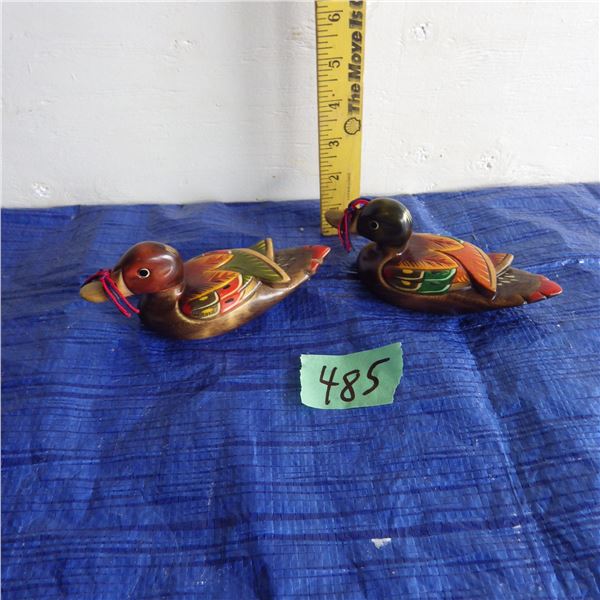 Wood Duck carvings made in Korea