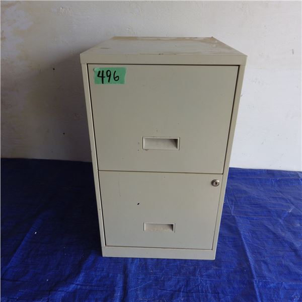 two drawer Letter size filing cabinet