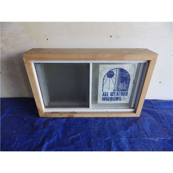 small framed window