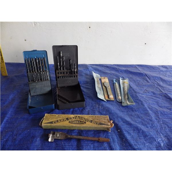 Various drill bits