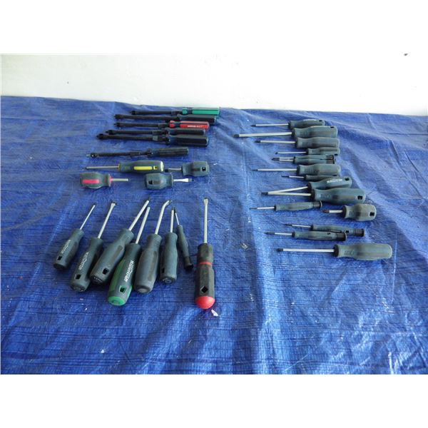 Various screwdrivers