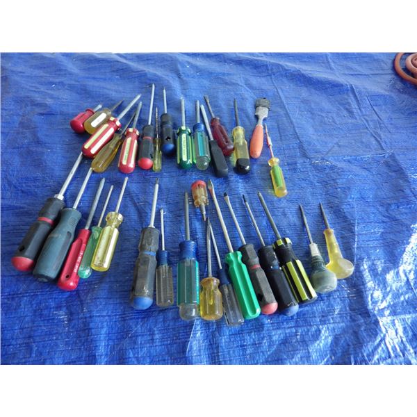 Various screwdrivers