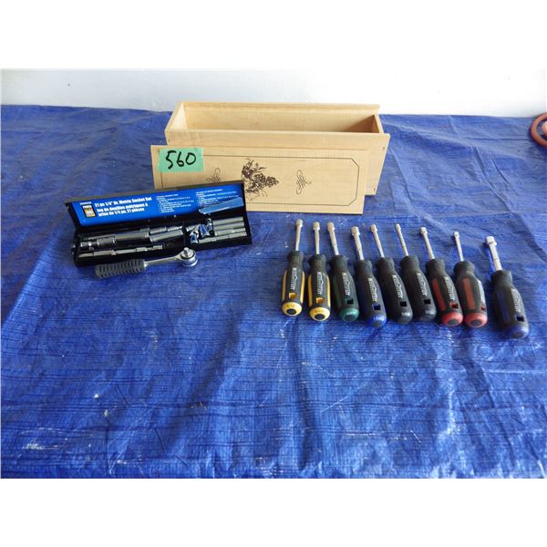 1/4 drive metric socket set and nut drivers