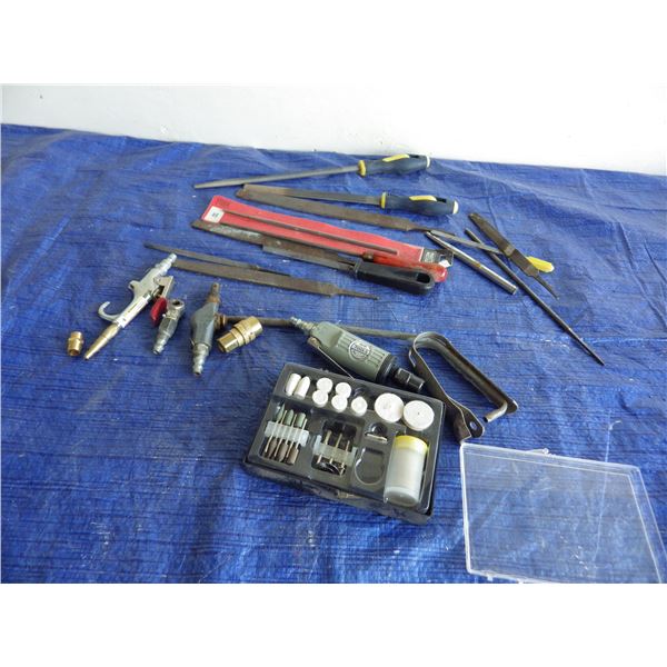 die grinder and air hose nozzels