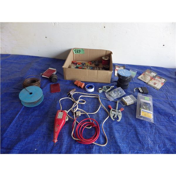 12 Volt fuses , wire and electrical, Carpenter Pencils and miscellaneous et cetera