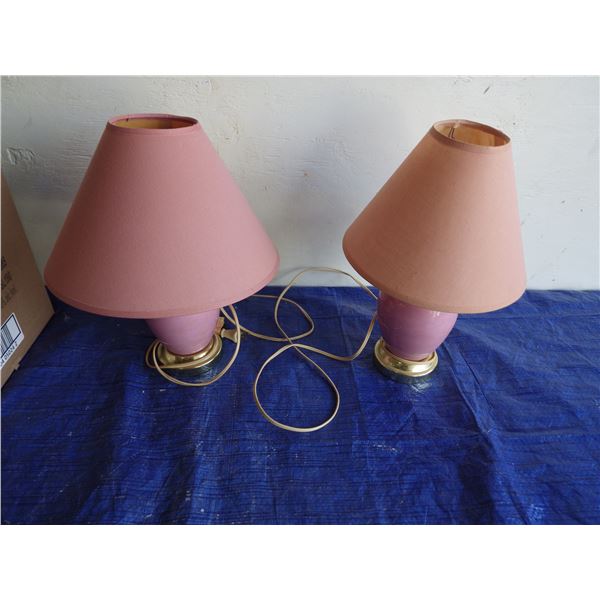 Pair of table lamps