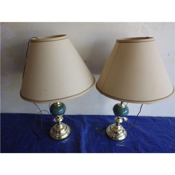 Pair of table lamps
