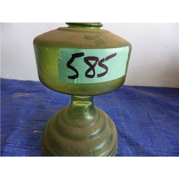 Green coal oil table Lantern