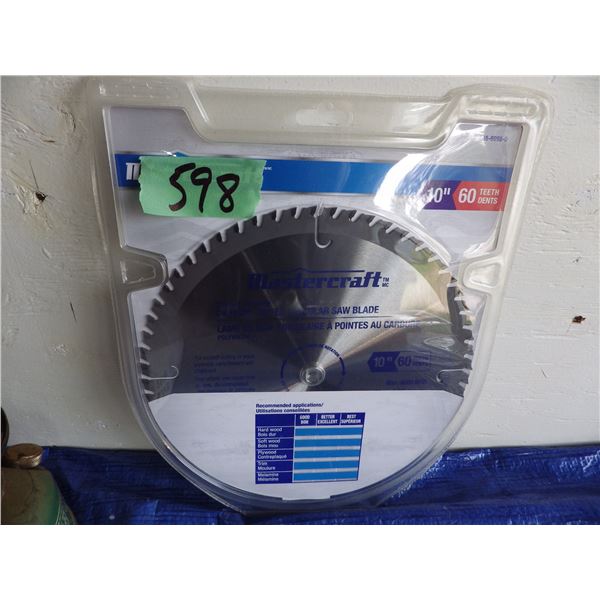 Mastercraft 10" carbide tipped circular saw blade