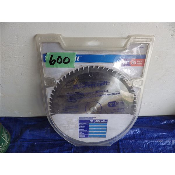 Mastercraft 10" carbide tipped circular saw blade