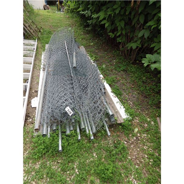 chain link fence - was for a dog kennel