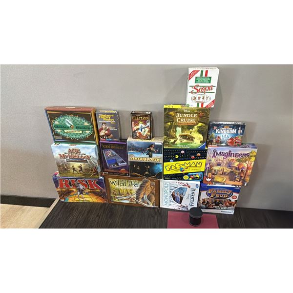 GROUP OF APPROX.15 ASSORTED BOARD GAMES