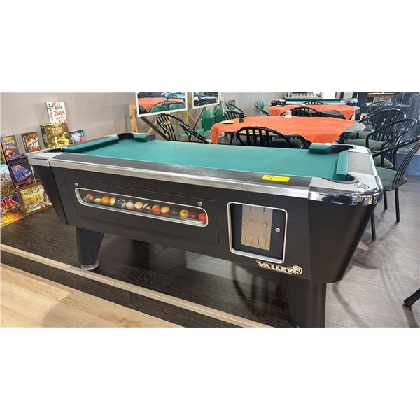 VALLEY CUSTOM MADE BILLIARDS DESK - APPROX. 6FT X 3FT X 2 1/2FT HIGH