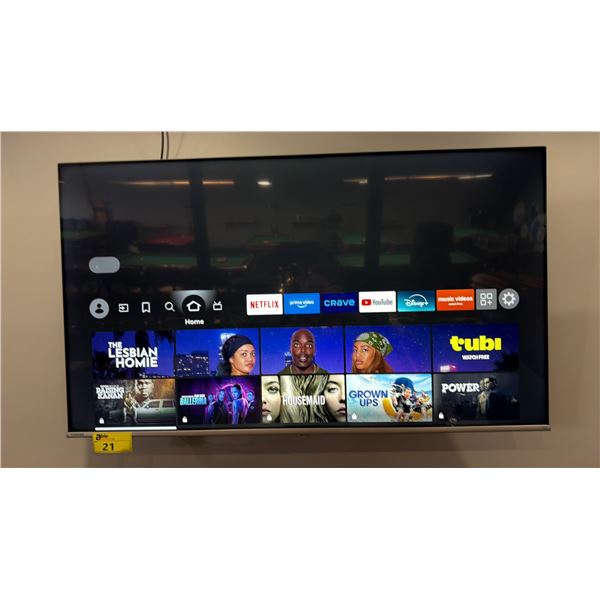 TOSHIBA FIRE FLY 55" SMART TV  WITH WALL MOUNT