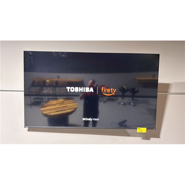 TOSHIBA FIRE FLY 65" SMART TV WITH WALL MOUNT