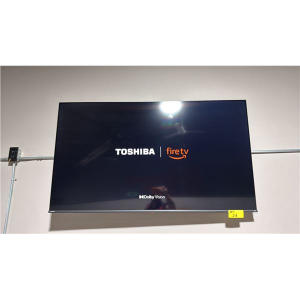 TOSHIBA FIRE FLY 65" SMART TV WITH WALL MOUNT