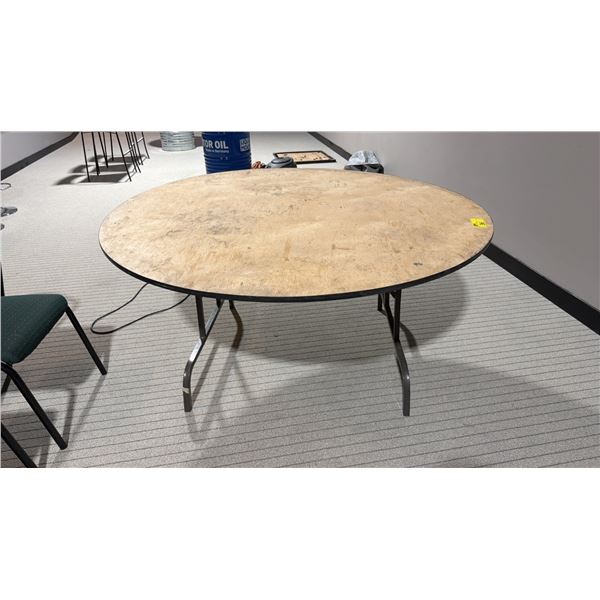 5FT DIAMETER FOLDING BANQUET/UTILITY TABLE