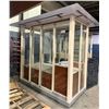 Image 1 : Retail Kiosk w/ Glass Doors (Panel Missing)