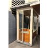 Image 1 : Retail Kiosk w/ Glass Doors (Panels Missing)