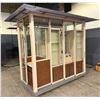 Image 1 : Retail Kiosk w/ Glass Doors (Panels Missing)