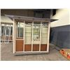 Image 2 : Retail Kiosk w/ Glass Doors (Panels Missing)