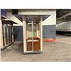 Image 3 : Retail Kiosk w/ Glass Doors (Panels Missing)