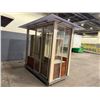 Image 4 : Retail Kiosk w/ Glass Doors (Panels Missing)