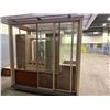 Image 5 : Retail Kiosk w/ Glass Doors (Panels Missing)