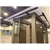 Image 9 : Retail Kiosk w/ Glass Doors (Panels Missing)