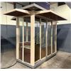 Image 1 : Retail Kiosk w/ Glass Doors (Panel Missing)