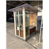 Image 3 : Retail Kiosk w/ Glass Doors (Panels Missing)