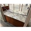 Image 9 : Retail Kiosk w/ Glass Doors (Panels Missing)