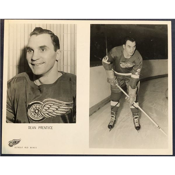 1966-67 DETROIT RED WINGS PUBLICITY PHOTO - DEAN PRENTICE