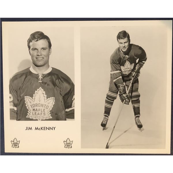 1966-67 TORONTO MAPLE LEAFS PUBLICITY PHOTO - JIM McKENNY