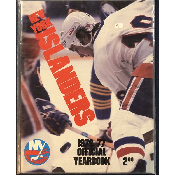 1976-77 NHL HOCKEY NEW YORK ISLANDERS OFFICIAL YEARBOOK