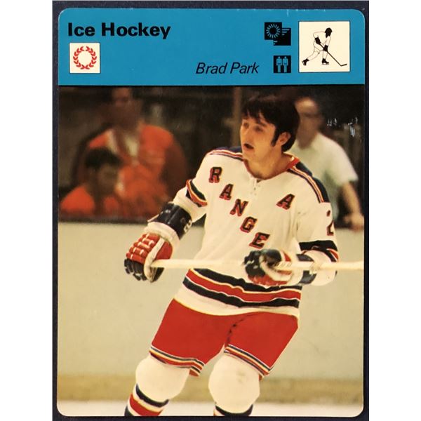 1977 SPORTSCASTER CARD - BRAD PARK (HOF)