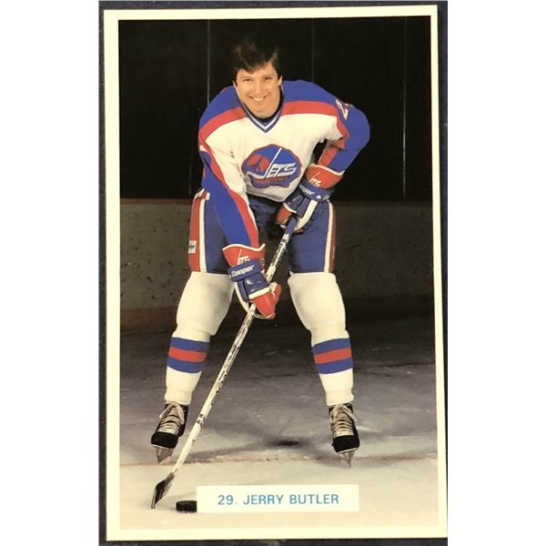 1982-83 WINNIPEG JETS POST CARDS - JERRY BUTLER