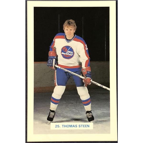 1982-83 WINNIPEG JETS POST CARDS - THOMAS STEEN