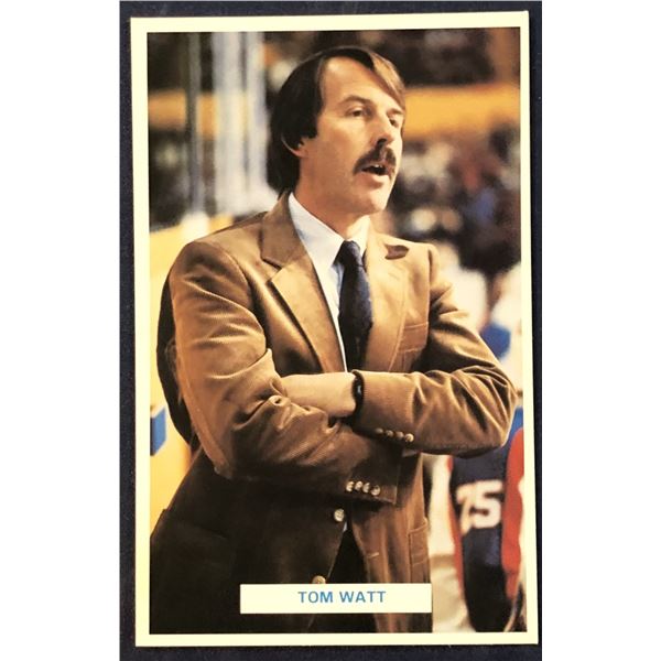 1982-83 WINNIPEG JETS POST CARDS - TOM WATT
