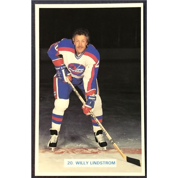 1982-83 WINNIPEG JETS POST CARDS - WILLY LINDSTROM