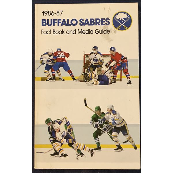 1986-87 BUFFALO SABRES MEDIA GUIDE
