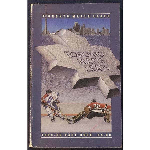 1988-89 TORONTO MAPLE LEAFS MEDIA GUIDE