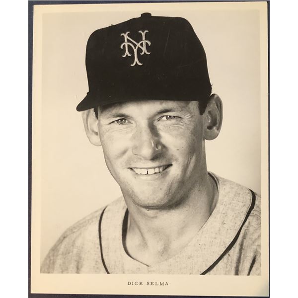 1966 NEW YORK METS PUBLICITY PHOTO - DICK SELMA