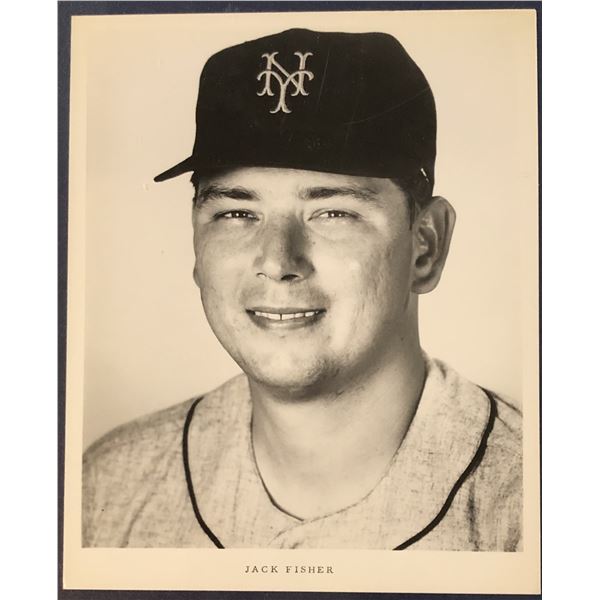 1966 NEW YORK METS PUBLICITY PHOTO - JACK FISHER