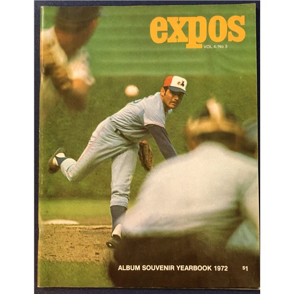 1972 MONTREAL EXPOS SOUVENIR YEARBOOK