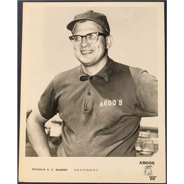 1966 TORONTO ARGONAUTS PUBLICITY PHOTO - REG WAGNER
