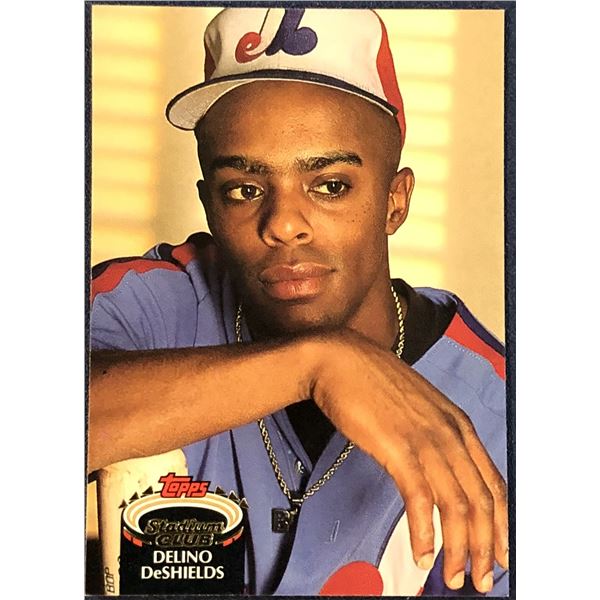 1992 TOPPS STADIUM CLUB BASEBALL DELINO DeSHIELDS