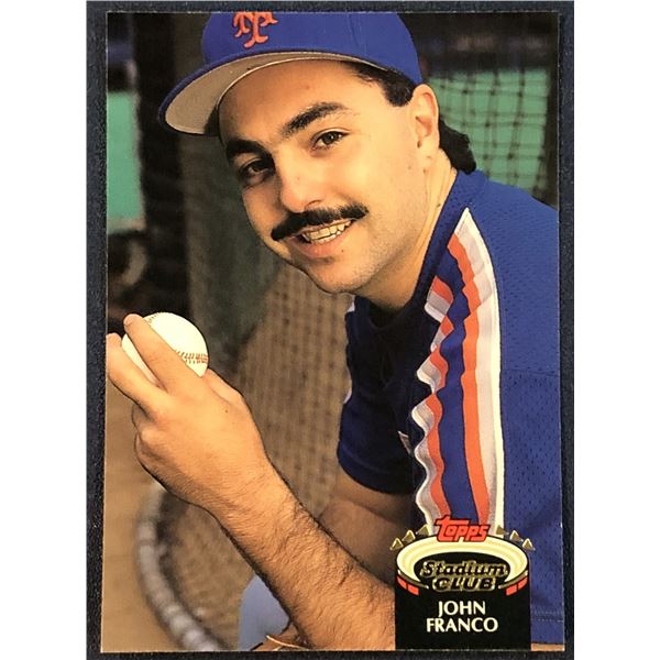 1992 TOPPS STADIUM CLUB BASEBALL JOHN FRANCO