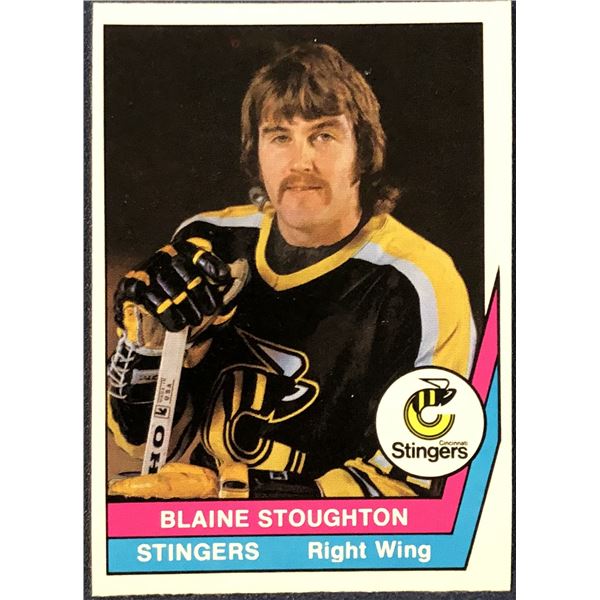 1977-78 O-PEE-CHEE WHA HOCKEY BLAINE STOUGHTON